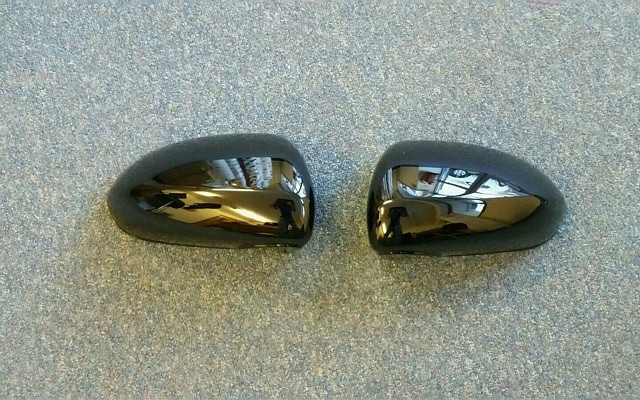 Pair Carbon Fiber Wing Mirror Cover Cap Case For Vauxhall Opel Astra J 2010-2013