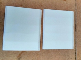 10X NUMBER PLATE DOUBLE SIDED STICKY PADS STRONG WEATHERPROOF